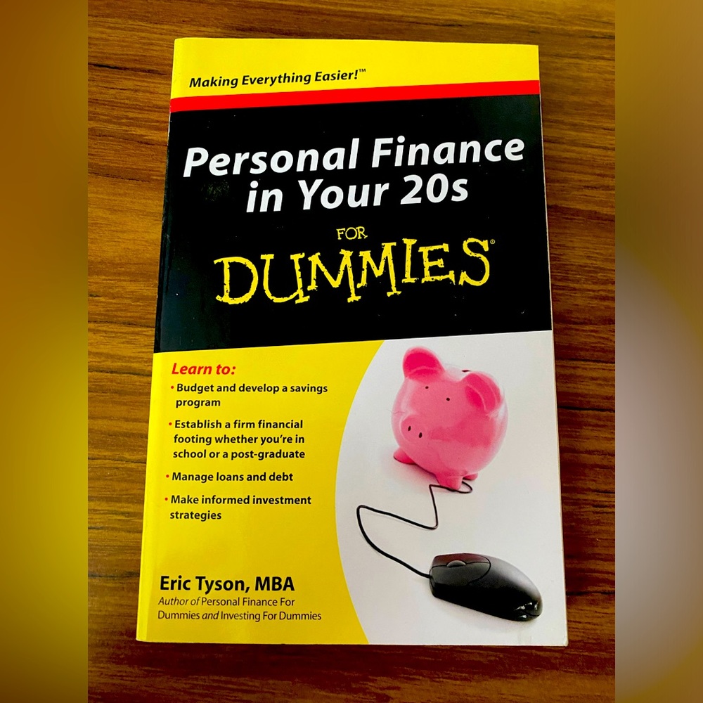 Personal Finance In Your 20’s For Dummies Paperback Book